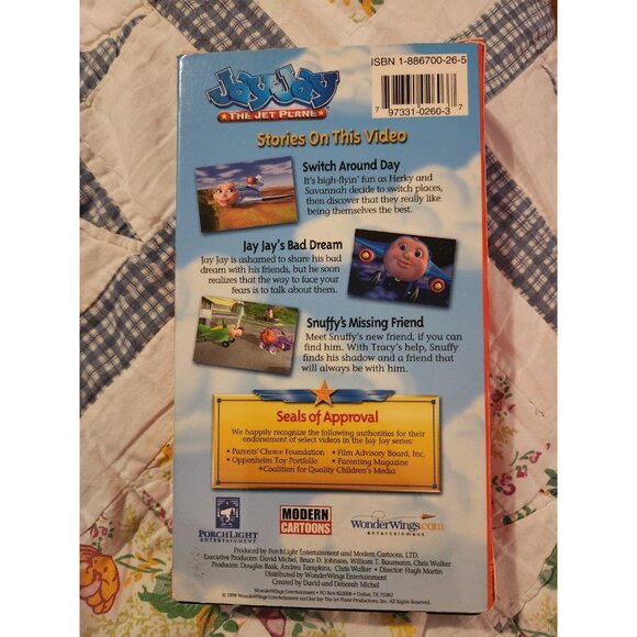 Jay Jay The Jet Plane Switch Around Day VHS - Picture 2 of 2